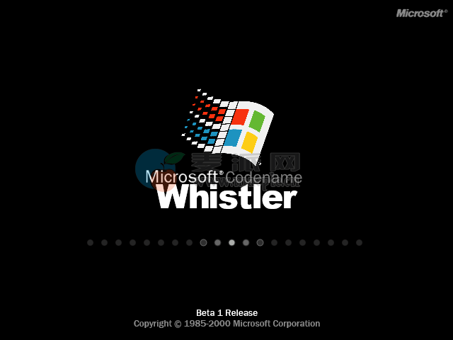 Windows Whistler Professional RC2