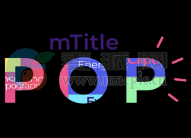 motionVFX mTitle POP