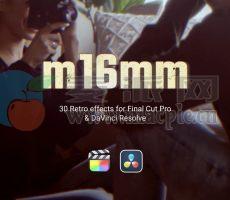 MotionVFX – m16mm – Retro Film Effects Plugin for Final Cut Pro v1.0