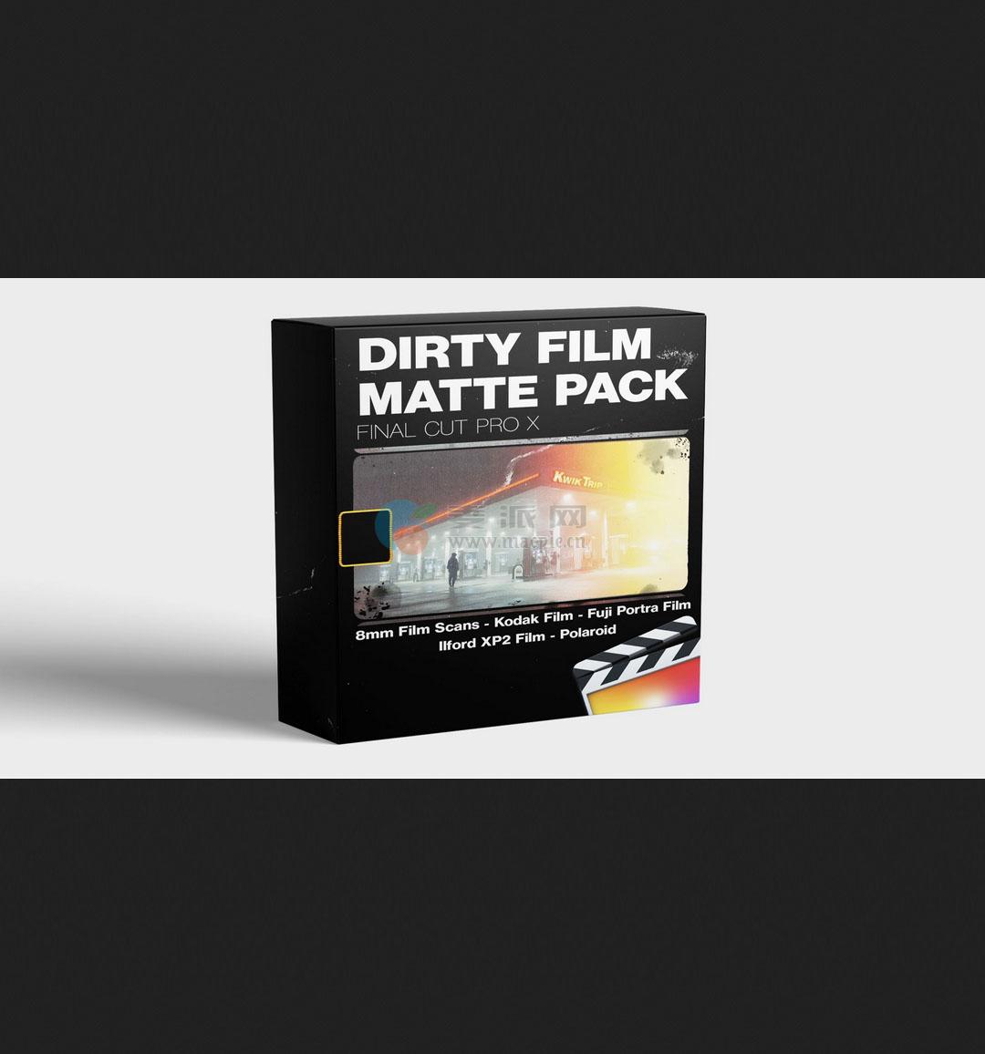 FCPX Full Access – Dirty Film Matte Pack(Super 8mm) – Final Cut Pro-1.0