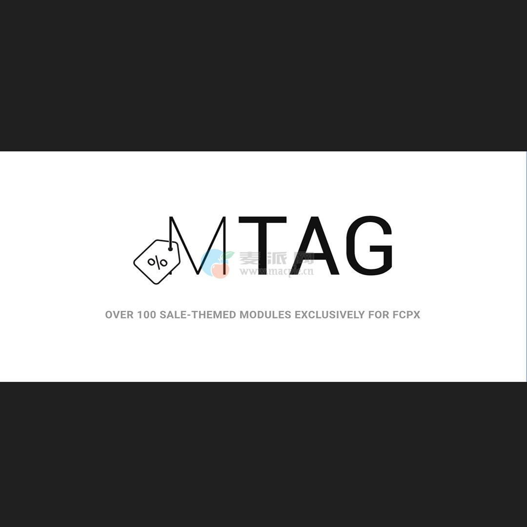 MotionVFX – mTag —Sale Tags for Final Cut Pro v1.0