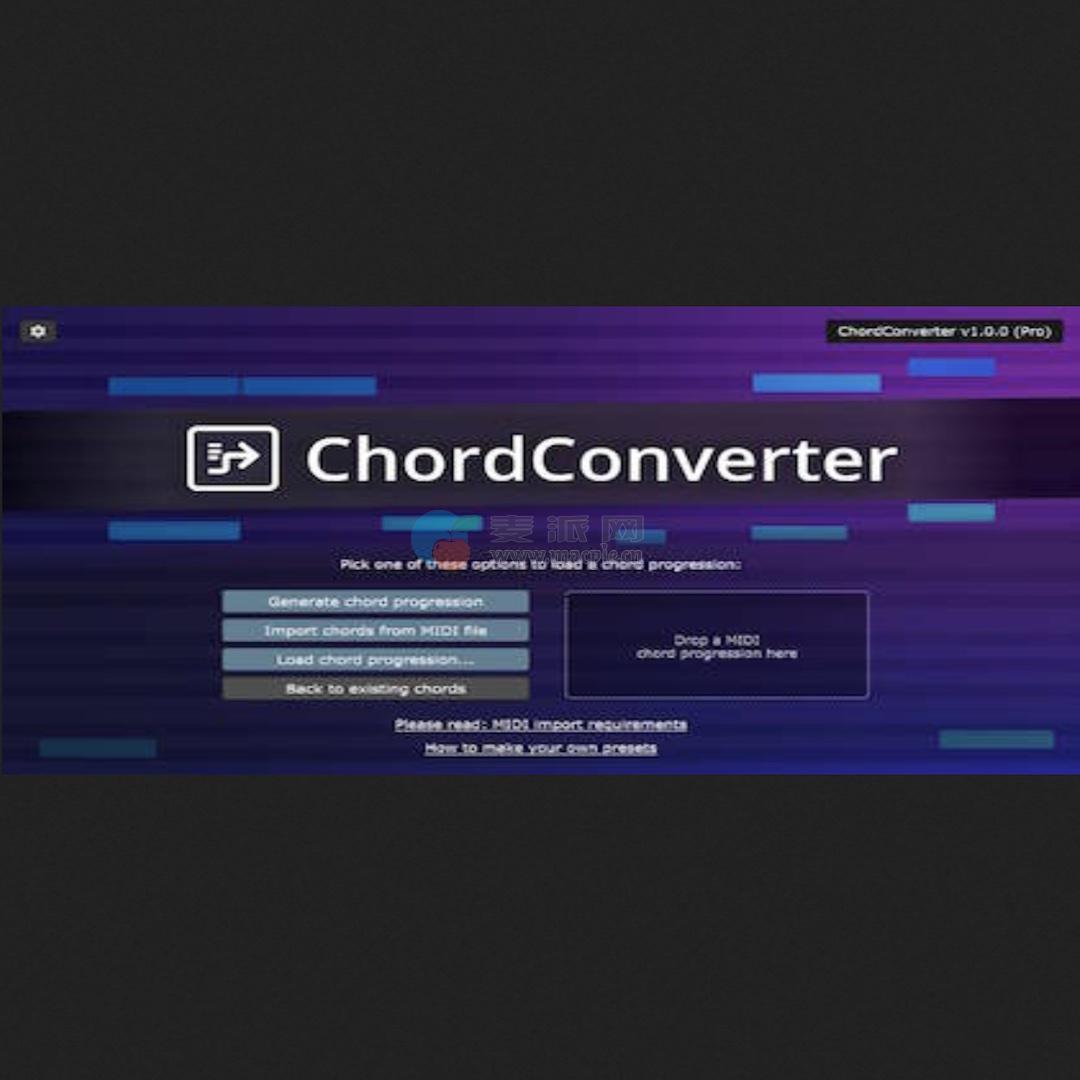 FeelYourSound ChordConverter v1.0.0