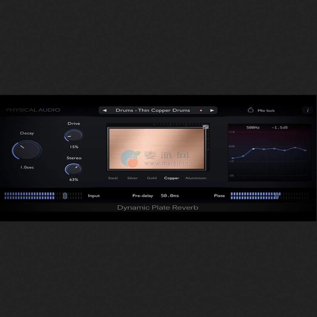 Physical Audio Dynamic Plate Reverb v3.1.9