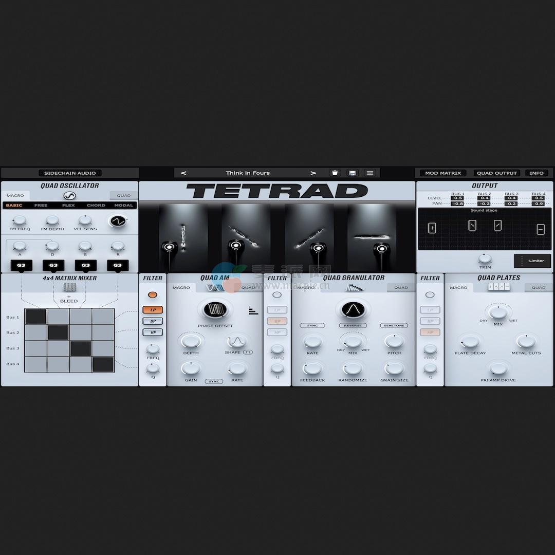 Physical Audio Tetrad v1.0.2